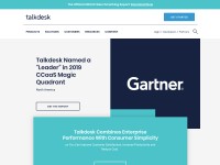 Desktop screenshot for talkdesk.com