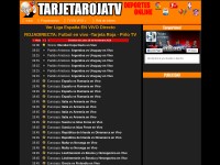 Desktop screenshot for tvtarjetaroja.net