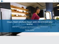 Desktop screenshot for insinkerator.com