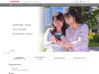 Desktop screenshot for konami.com