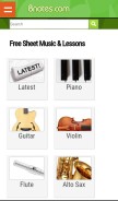 How 8notes.com looks like on a mobile device such as an iPhone.