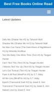How 8novels.net looks like on a mobile device such as an iPhone.