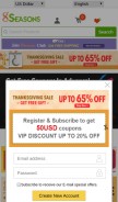 How 8seasons.com looks like on a mobile device such as an iPhone.