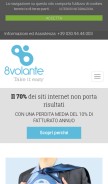 How 8volante.it looks like on a mobile device such as an iPhone.
