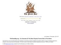 Desktop screenshot for thepirateproxy3se.com