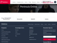 Desktop screenshot for peninsula-online.com
