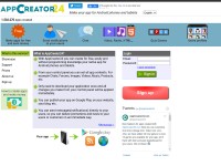 Desktop screenshot for appcreator24.com