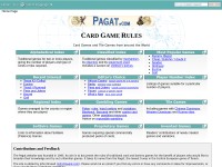 Desktop screenshot for pagat.com