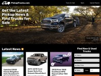 Desktop screenshot for pickuptrucks.com