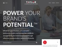 Desktop screenshot for taylorcommunications.com