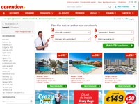 Desktop screenshot for corendon.nl