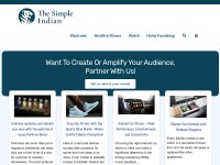 Desktop screenshot for thesimpleindian.com