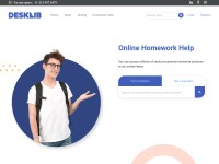Desktop screenshot for desklib.com