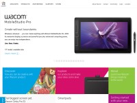 Desktop screenshot for wacom.com