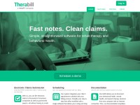 Desktop screenshot for therabill.com