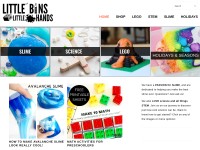 Desktop screenshot for littlebinsforlittlehands.com