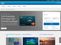 Desktop screenshot for citi.com