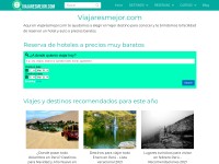 Desktop screenshot for viajaresmejor.com