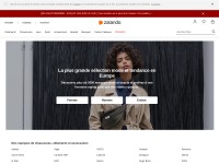 Desktop screenshot for zalando.fr