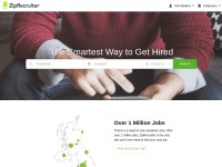 Desktop screenshot for zipjobs.com