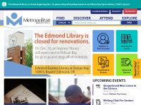 Desktop screenshot for metrolibrary.org