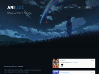 Desktop screenshot for anilist.co