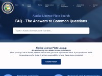 Desktop screenshot for alaskalicenseplate.com