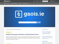 Desktop screenshot for gaois.ie