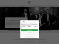 Desktop screenshot for p3-group.com