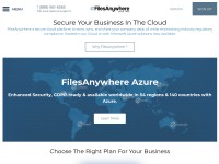 Desktop screenshot for filesanywhere.com