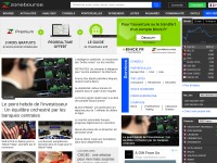 Desktop screenshot for zonebourse.com