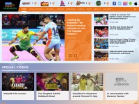 Desktop screenshot for prokabaddi.com