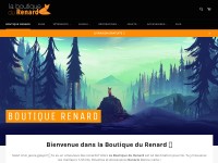 Desktop screenshot for boutique-du-renard.com