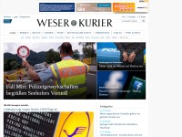 Desktop screenshot for weser-kurier.de