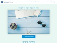 Desktop screenshot for tesseracttheme.com