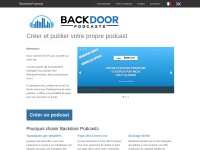 Desktop screenshot for backdoorpodcasts.com