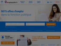 Desktop screenshot for emploipublic.fr