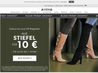 Desktop screenshot for justfab.de
