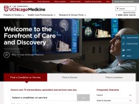 Desktop screenshot for uchicagomedicine.org
