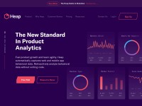 Desktop screenshot for heap.io