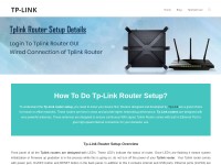 Desktop screenshot for tplinkroutersetup.com