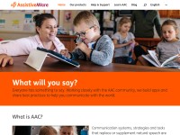 Desktop screenshot for assistiveware.com