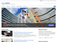 Desktop screenshot for iaea.org