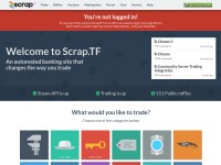 Desktop screenshot for scrap.tf