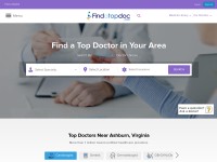 Desktop screenshot for findatopdoc.com