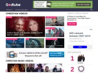 Desktop screenshot for godtube.com