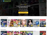 Desktop screenshot for magzter.com