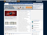 Desktop screenshot for hardware.fr