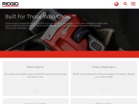 Desktop screenshot for ridgid.com