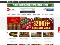 Desktop screenshot for jrcigars.com